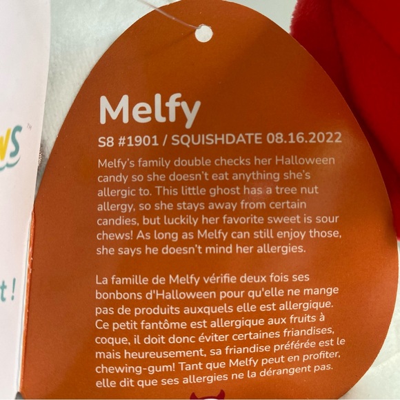 Melfy 8” Halloween Squishmallows 2023 - Picture 4 of 6